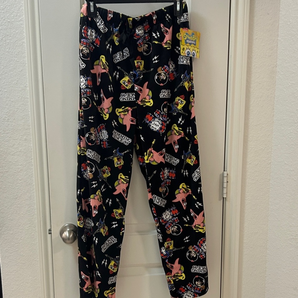 SpongeBob SquarePants Kids Black and Pink pijama pants